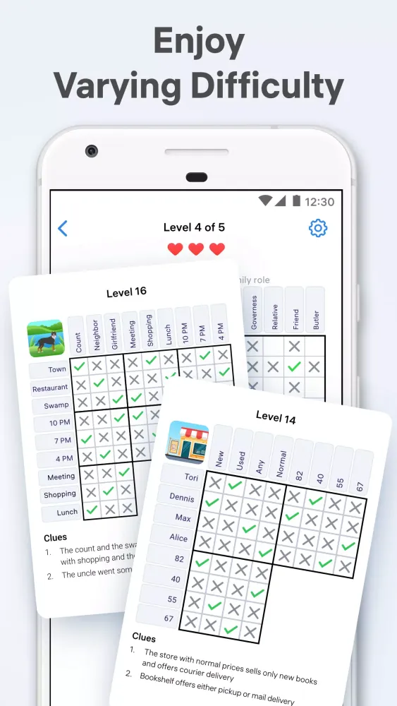 Скриншоты Logic Puzzles