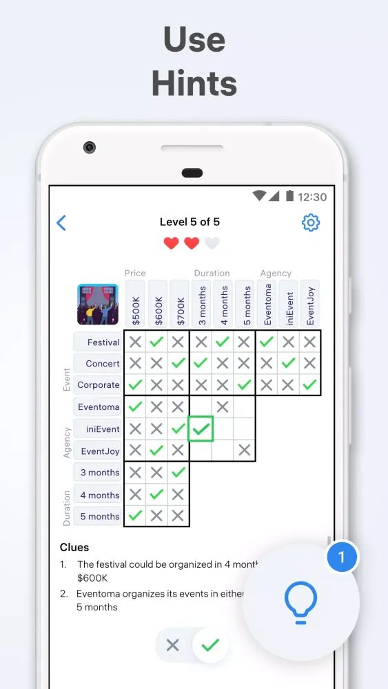 Скриншоты Logic Puzzles
