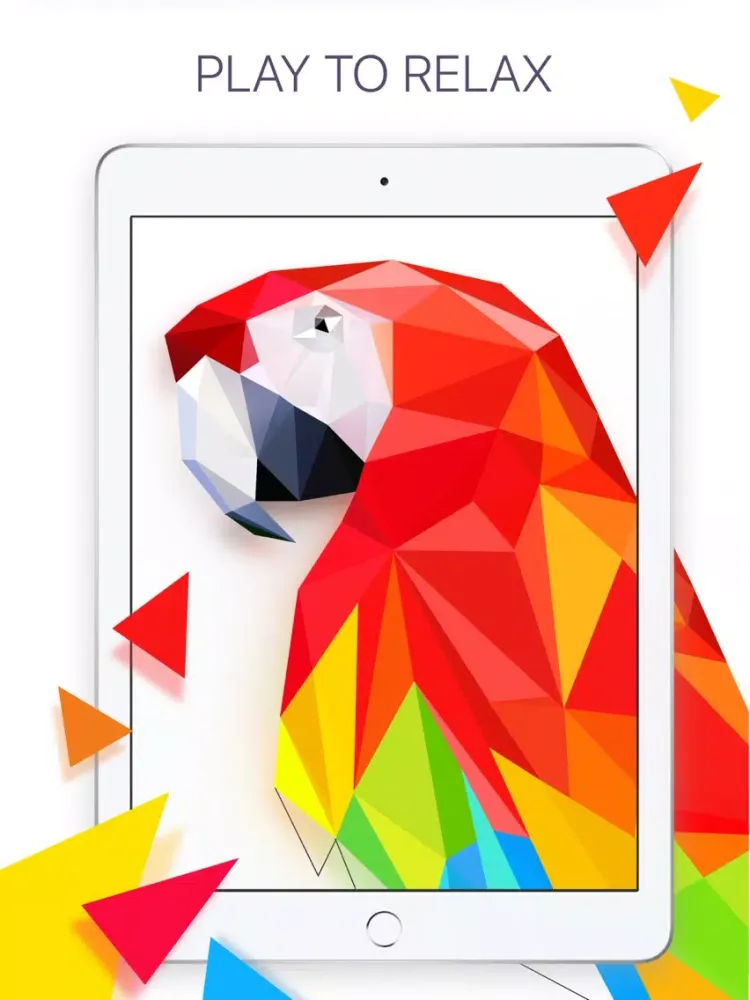 Poly: Coloring Puzzle Art Book iPad  스크린샷