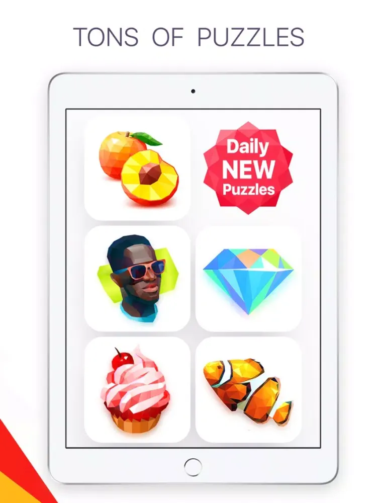 Poly: Coloring Puzzle Art Book iPad  스크린샷