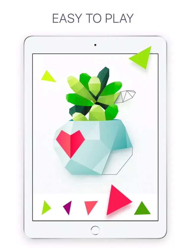 Poly: Coloring Puzzle Art Book iPad  스크린샷