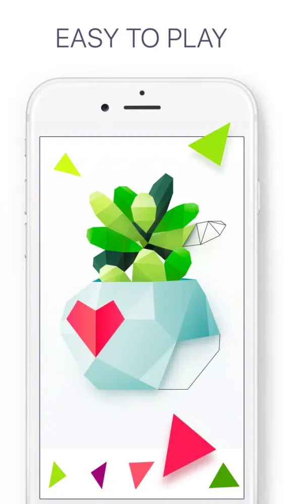 Poly: Coloring Puzzle Art Book 스크린샷
