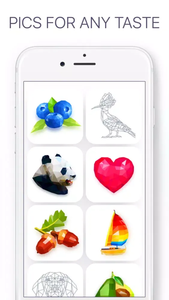 Poly: Coloring Puzzle Art Book 스크린샷