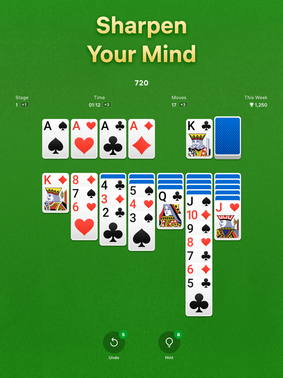 Captures d'écran de Solitaire – Classic Card Games iPad 