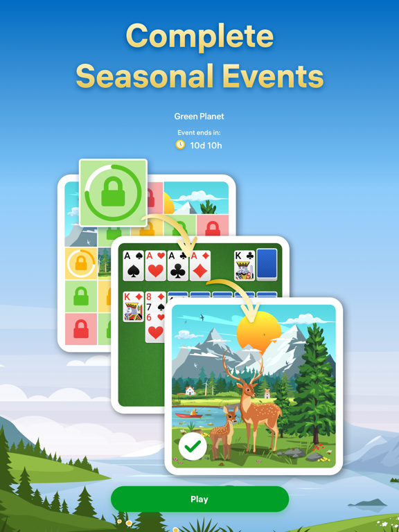 Captures d'écran de Solitaire – Classic Card Games iPad 