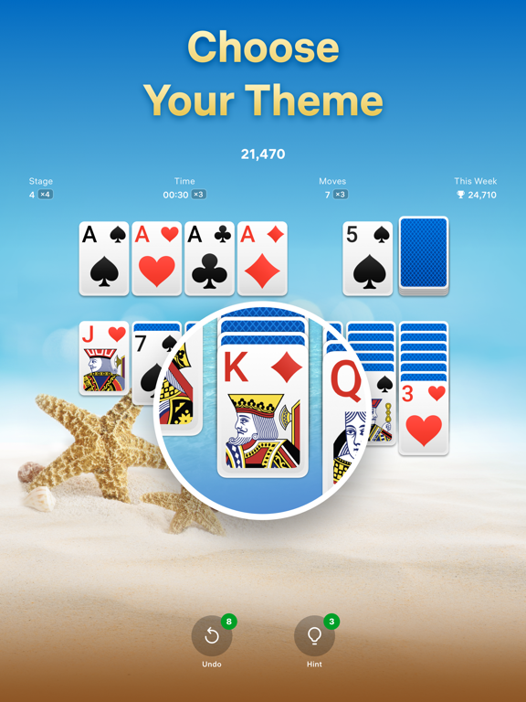 Captures d'écran de Solitaire – Classic Card Games iPad 