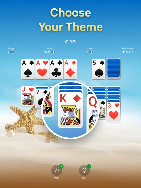 Screenshot di Solitaire – Classic Card Games iPad 