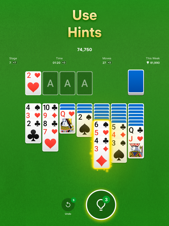 Captures d'écran de Solitaire – Classic Card Games iPad 