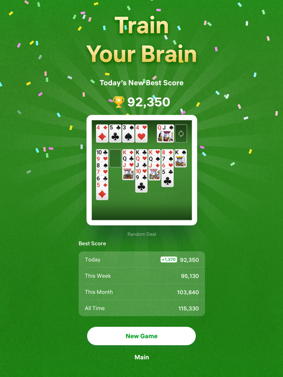 Captures d'écran de Solitaire – Classic Card Games iPad 