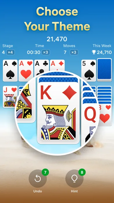 Screenshot di Solitaire – Classic Card Games