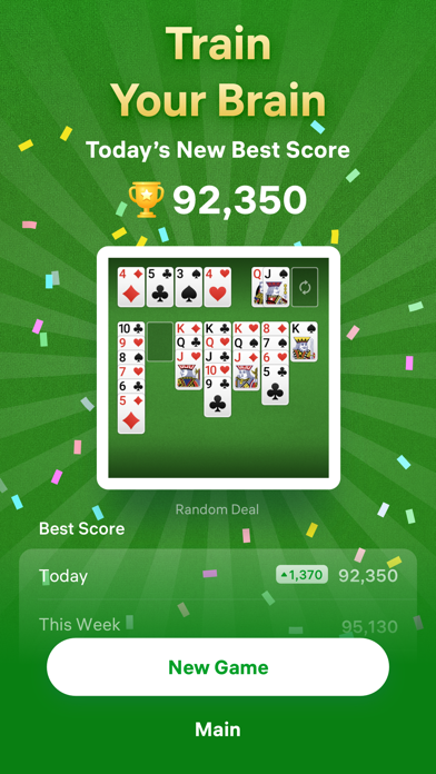 Captures d'écran de Solitaire – Classic Card Games