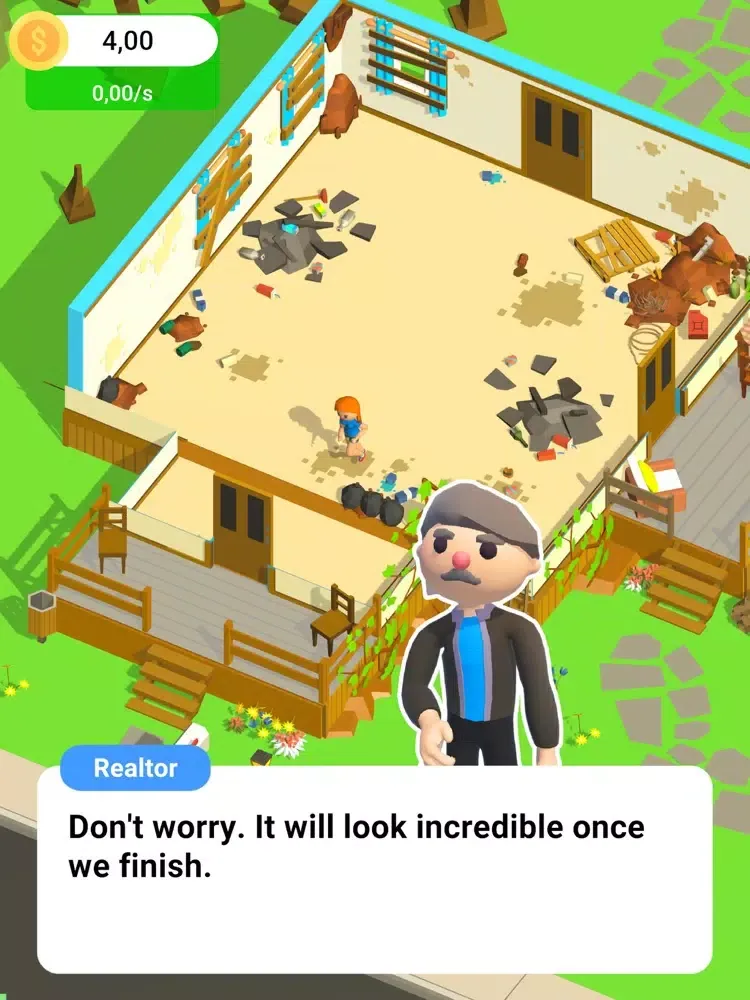 Idle House Flippers iPad  Screenshots