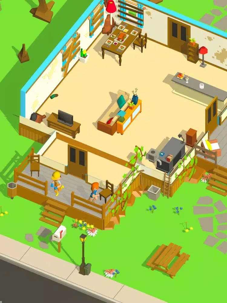 Idle House Flippers iPad  Screenshots