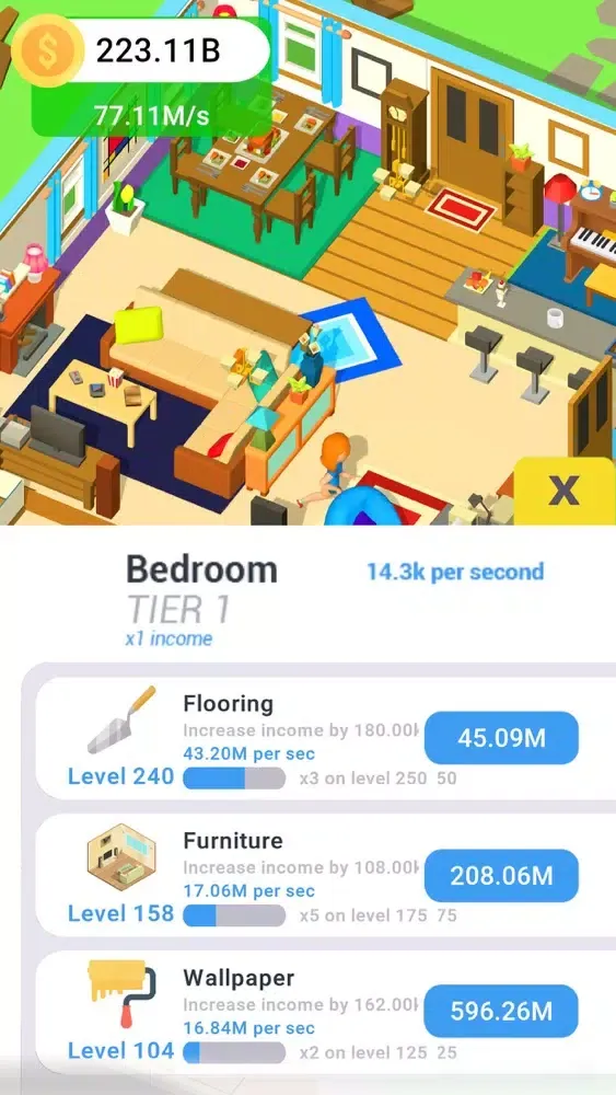 Idle House Flippers Screenshots