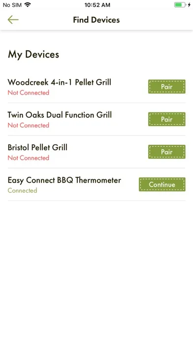 Cuisinart Easy Connect™ BBQ Ekran Görüntüleri
