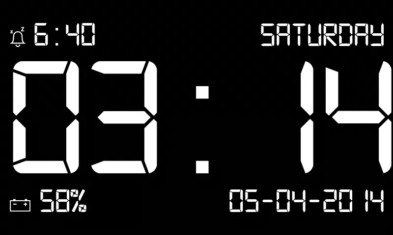 Скриншоты Dock Station Digital Clock