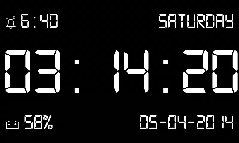 Скриншоты Dock Station Digital Clock