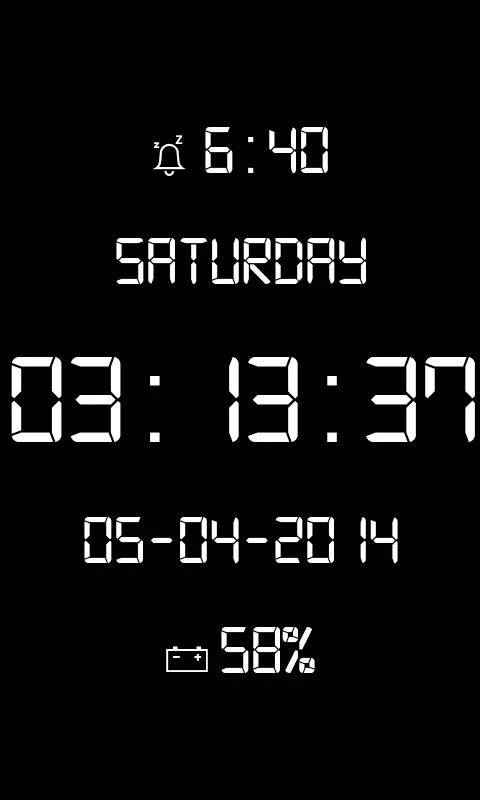 Скриншоты Dock Station Digital Clock