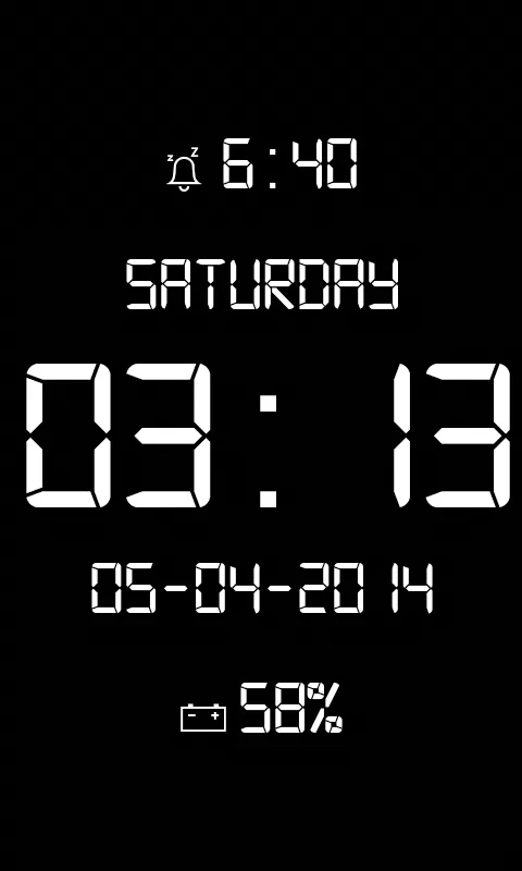 Скриншоты Dock Station Digital Clock