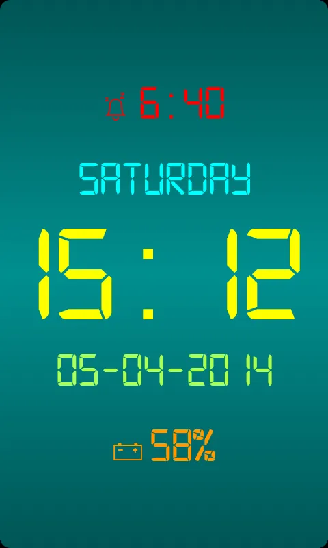 Скриншоты Dock Station Digital Clock