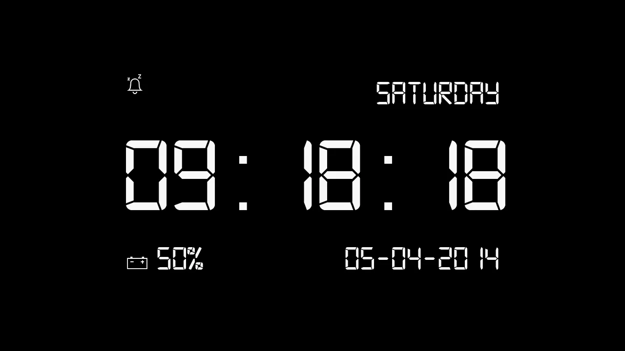 Скриншоты Dock Station Digital Clock