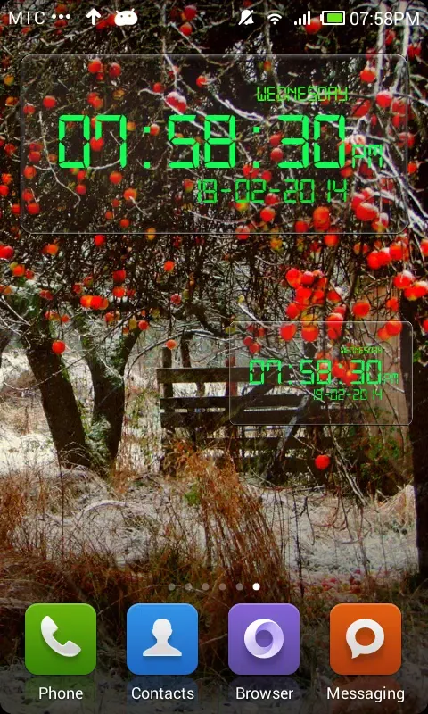 Electronic Digital Clock 스크린샷