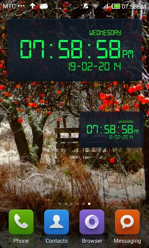 Electronic Digital Clock 스크린샷