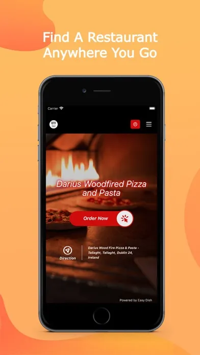 Zrzuty ekranu Darius Wood Fired Pizza Pasta