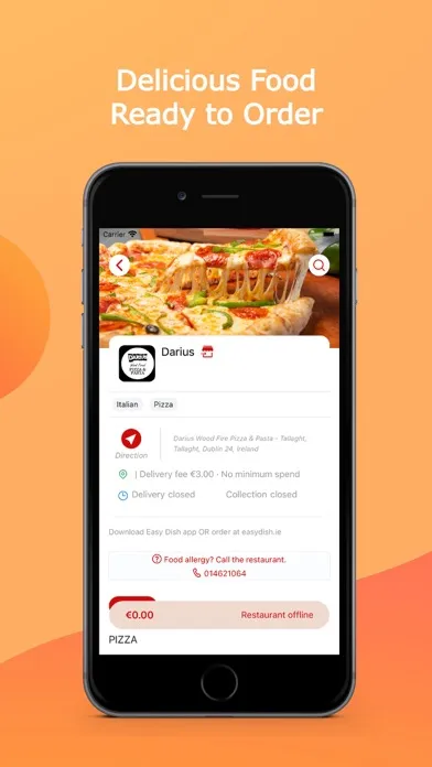 Zrzuty ekranu Darius Wood Fired Pizza Pasta