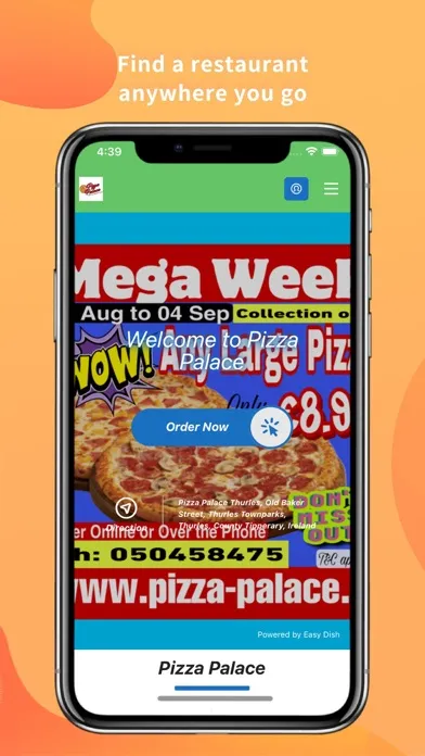Pizza Palace Thurles স্ক্রিনশট