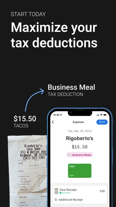 Tangkapan layar Receipt Scanner: Easy Expense