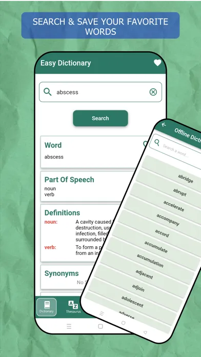 Zrzuty ekranu Advance English Dictionary