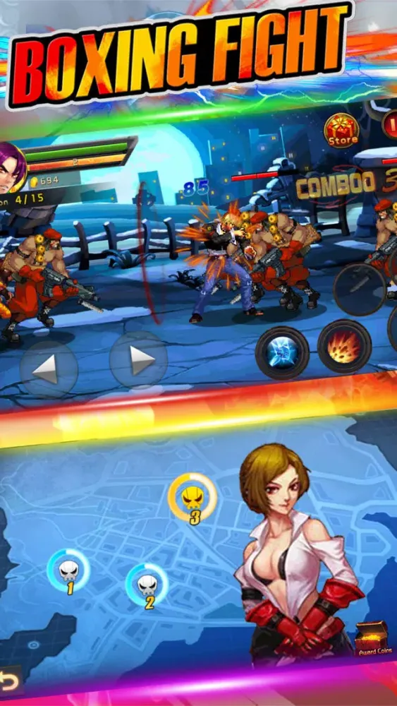 Capturas de pantalla de Boxing Fight-kung fu master street champions