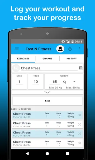 ภาพหน้าจอของ FastNFitness -Workout tracking