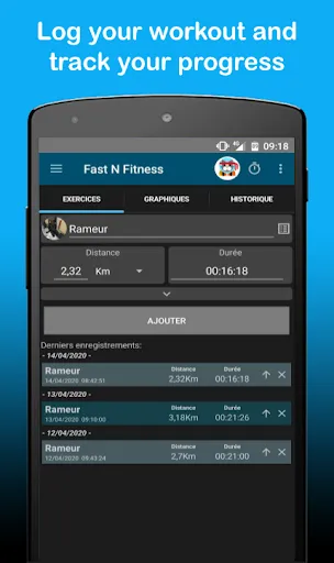 ภาพหน้าจอของ FastNFitness -Workout tracking
