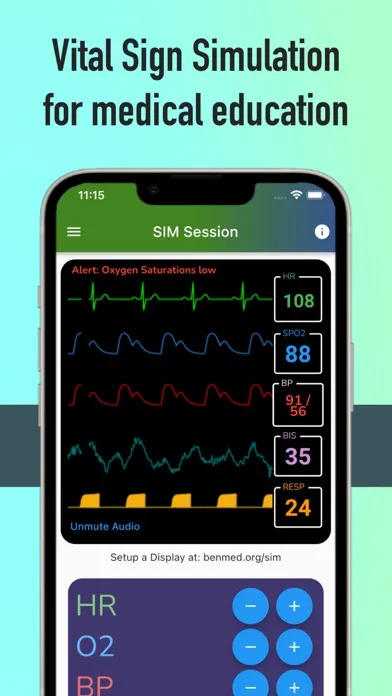 Captures d'écran de Sim Vitals
