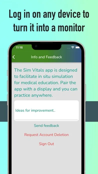 Captures d'écran de Sim Vitals