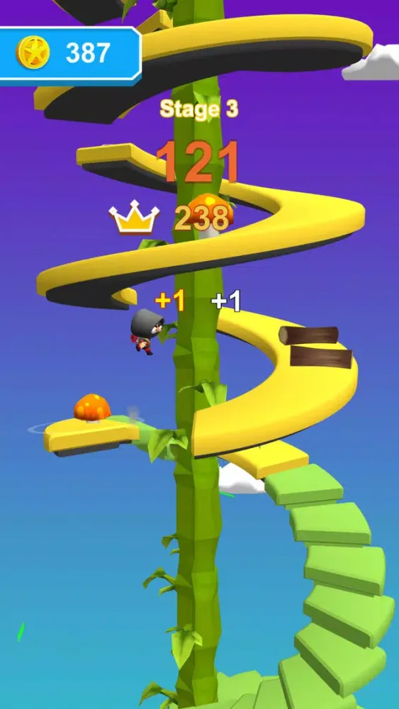 Run Stars: Jump on Helix Road Ekran Görüntüleri