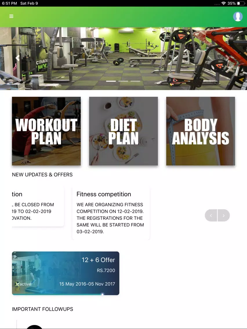 تصاویر Hari Gym & Fitness iPad 