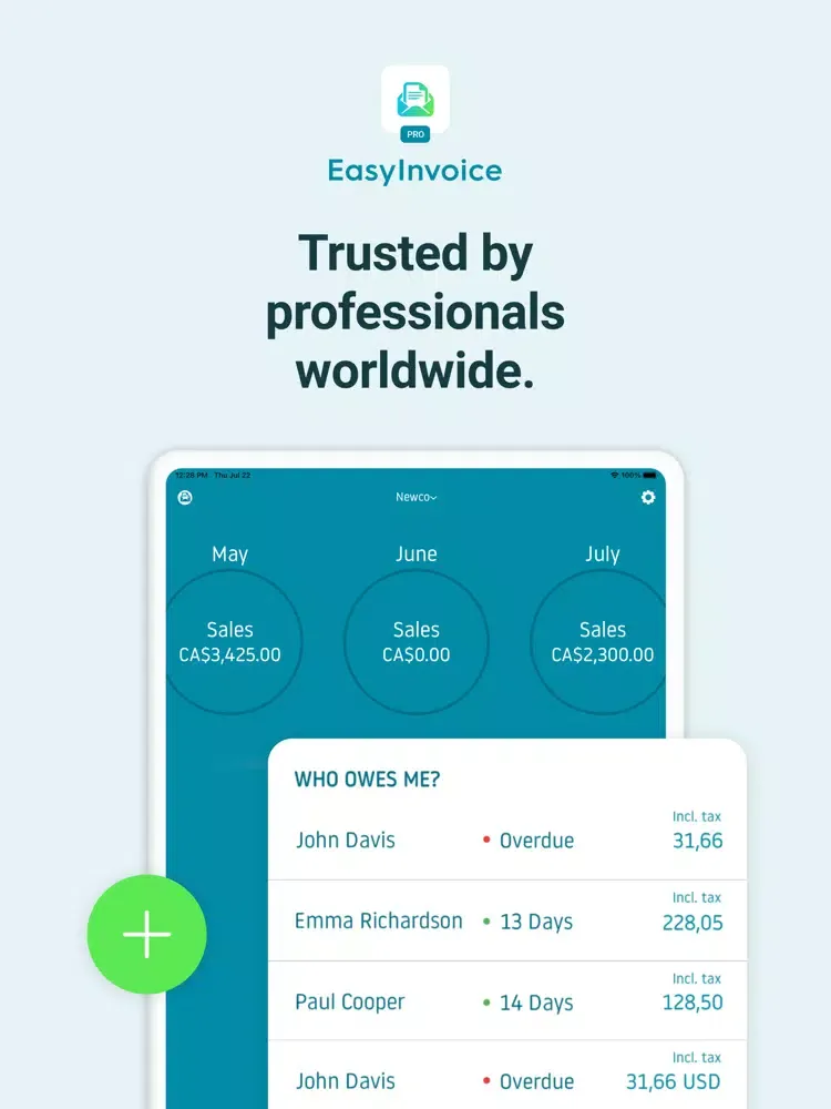 Скриншоты Easy Invoice Maker Pro iPad 