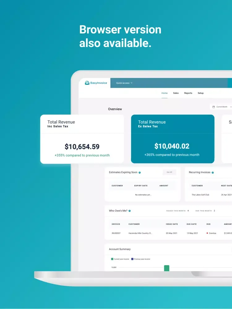 Скриншоты Easy Invoice Maker Pro iPad 