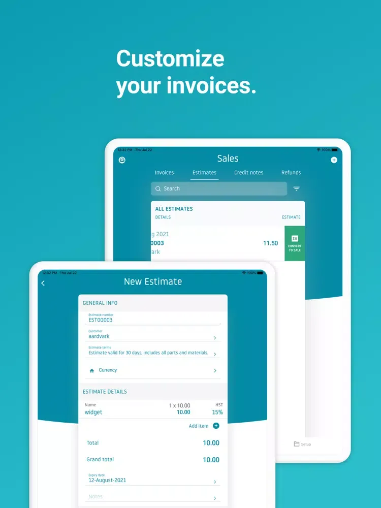 Скриншоты Easy Invoice Maker Pro iPad 