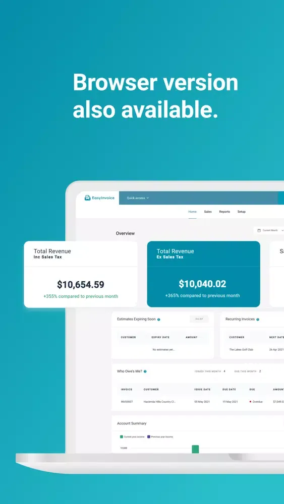 Скриншоты Easy Invoice Maker Pro