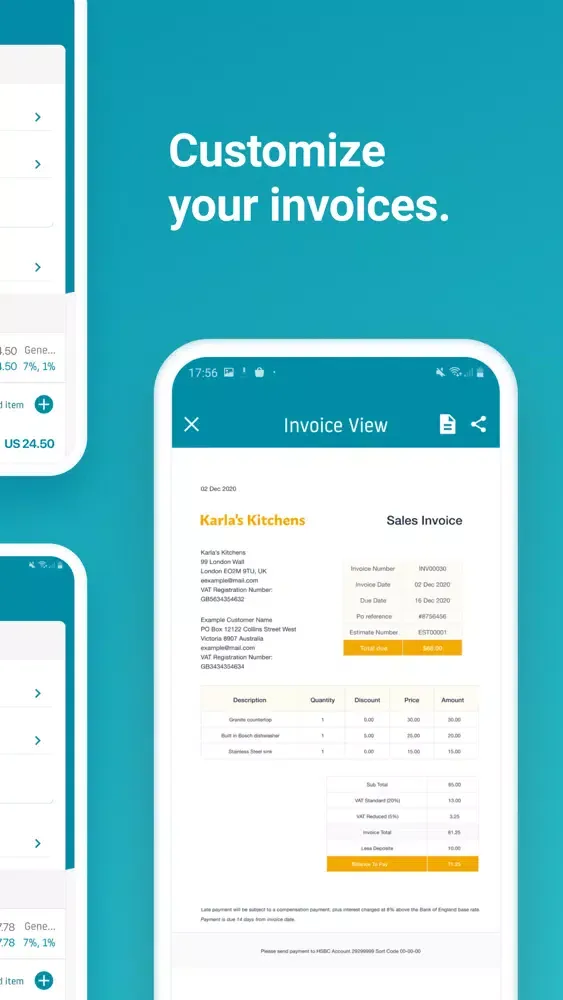 Скриншоты Easy Invoice Maker Pro
