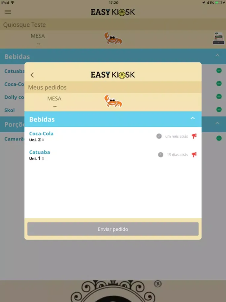 ภาพหน้าจอของ Easy Kiosk iPad 