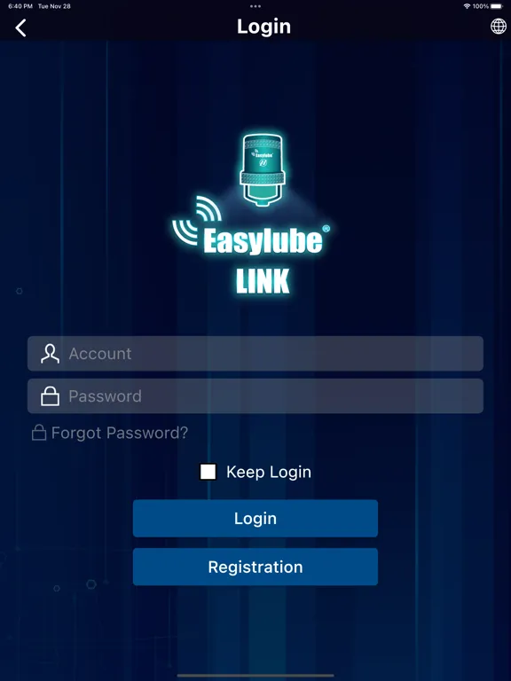 Easylube® LINK iPad  Ekran Görüntüleri