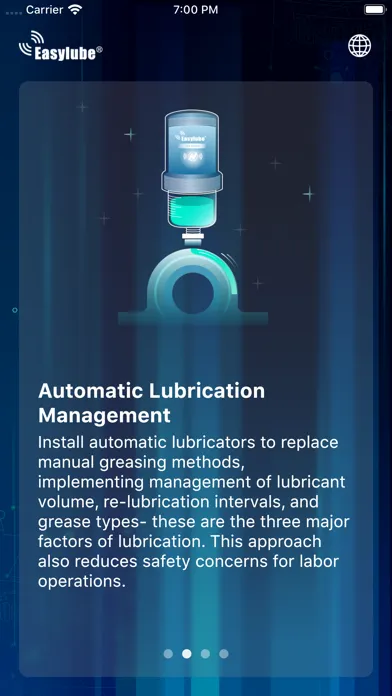 Easylube® LINK Ekran Görüntüleri