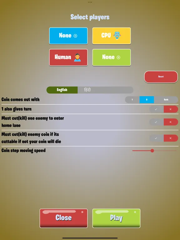 Ảnh chụp màn hình của Ludo App Gold iPad 