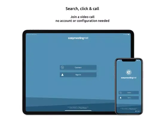 ภาพหน้าจอของ Easymeeting.net iPad 