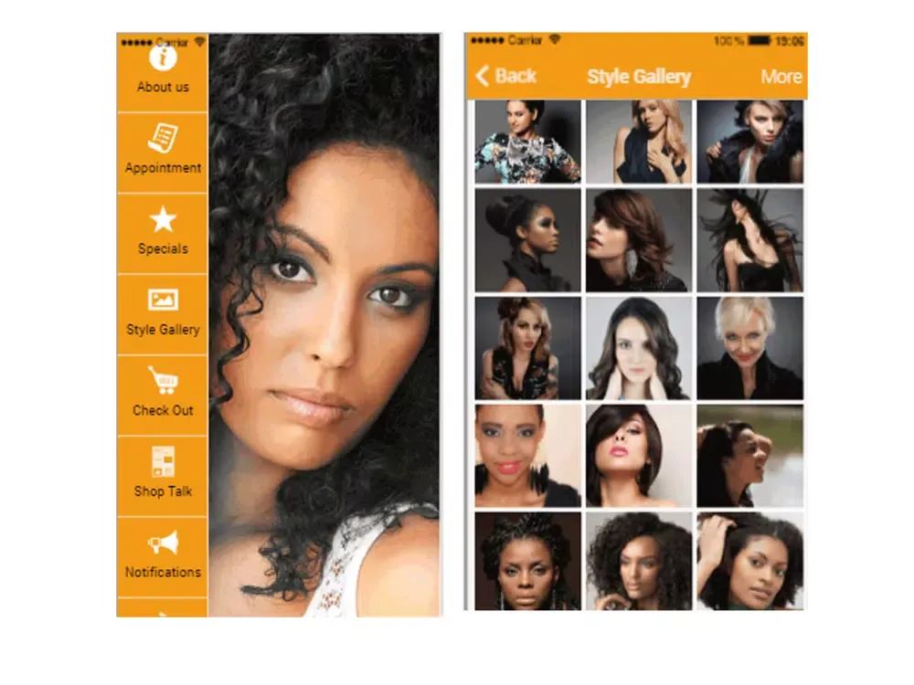 Appadtize Salon App iPad 应用截图